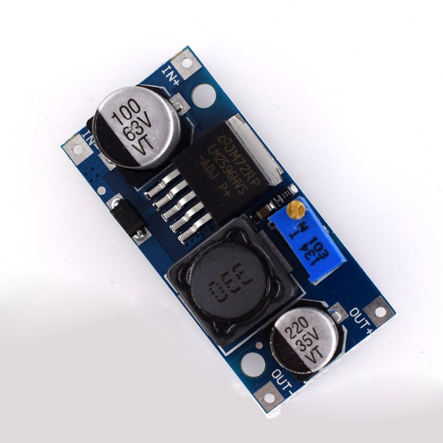 Mô-đun giảm áp hw-677 q65 48V dc-lm2596hvs tiện dụng