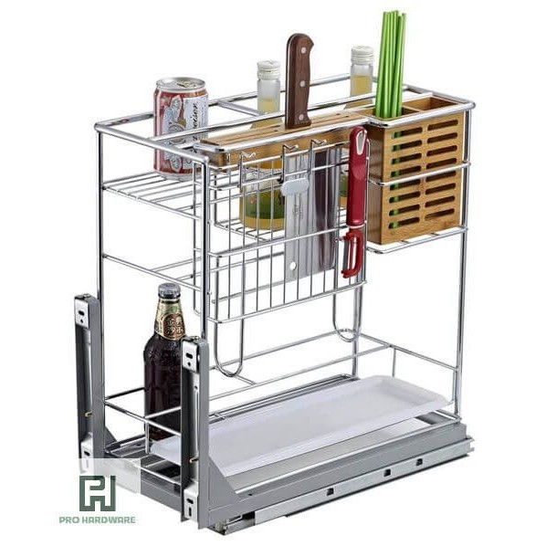 KỆ GIA VỊ ĐA NĂNG PHỤ KIỆN TỦ BẾP  INOX