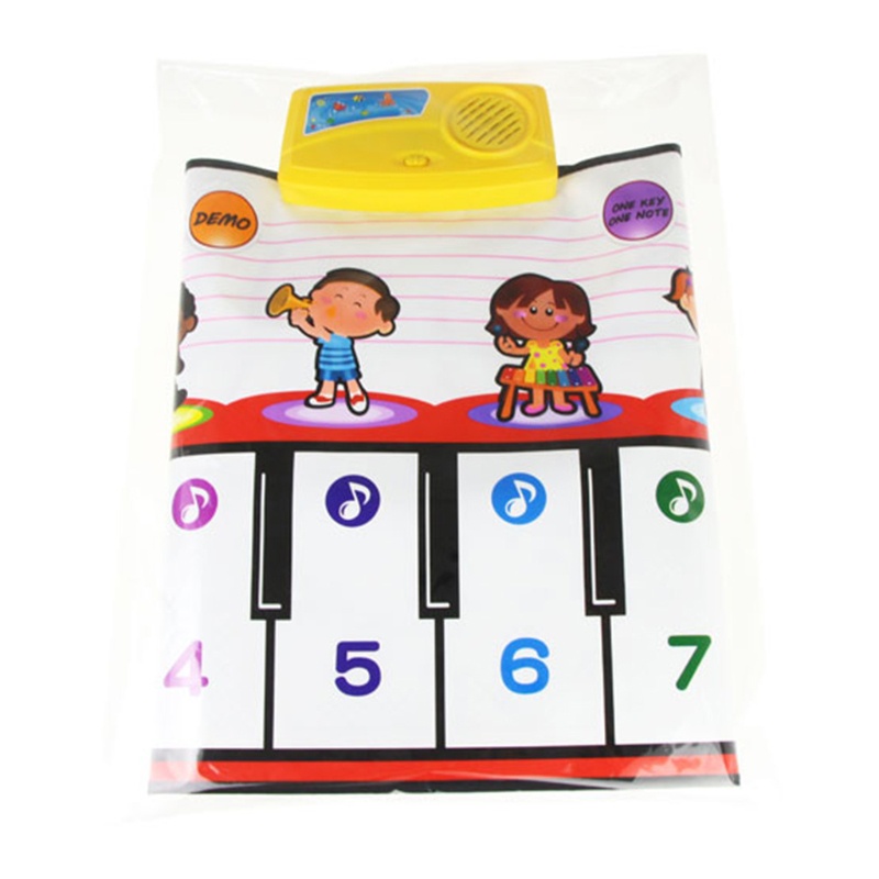 Thảm Chơi Đàn Piano Từ Tính Bằng Polyester Mềm Có Thể Gấp Gọn Cho Bé