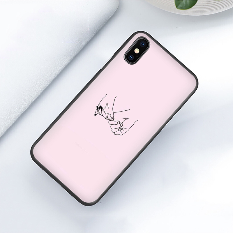 Ốp điện thoại mềm họa tiết cái nắm tay E79 dành cho Apple iPhone 11 Pro XS Max XR X 8 7 6S 6 Plus 5S 5 SE 2020