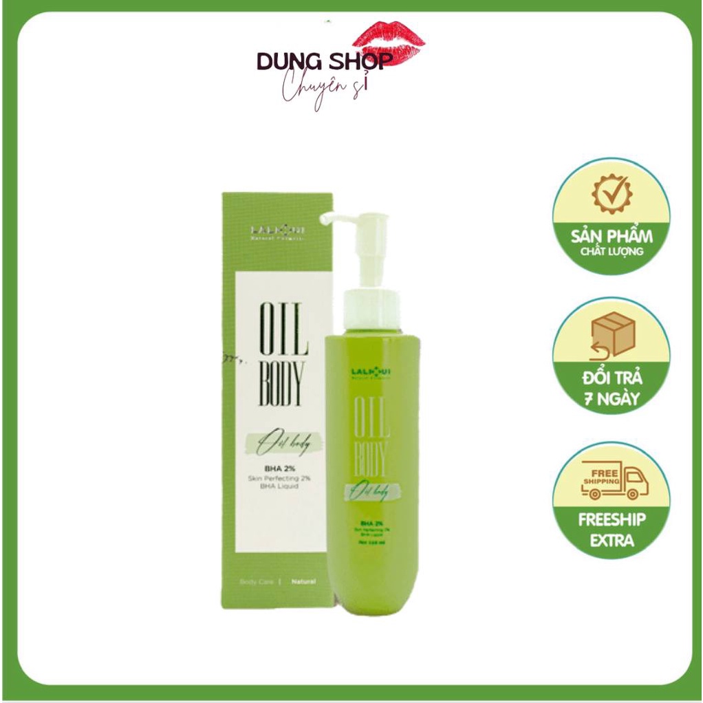 Oil Body Dưỡng Trắng Giảm Viêm Lỗ Chân Lông Lalihui