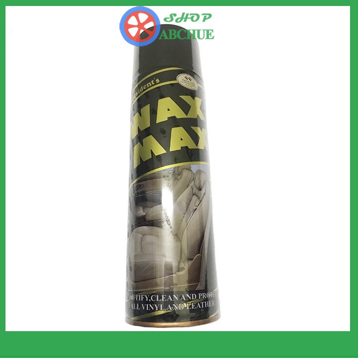 Chai xịt WaxMax hương cafe vệ sinh sạch bóng ghế da, nội thất Ô Tô