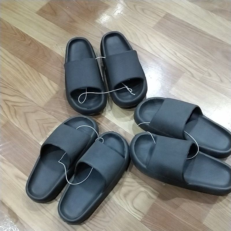Dép Nam Nữ Quai Ngang Bánh Mỳ Siêu Nhẹ, mẫ đang HOT- Màu Đen Trơn (Bán lẻ - Bán buôn)
