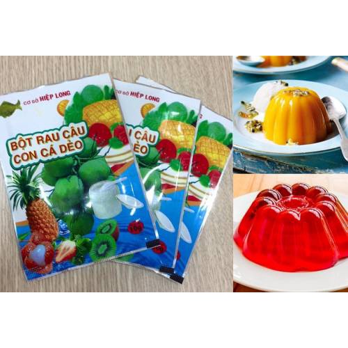 Thạch rau câu con cá dẻo Hiệp Long (hộp 12 gói)