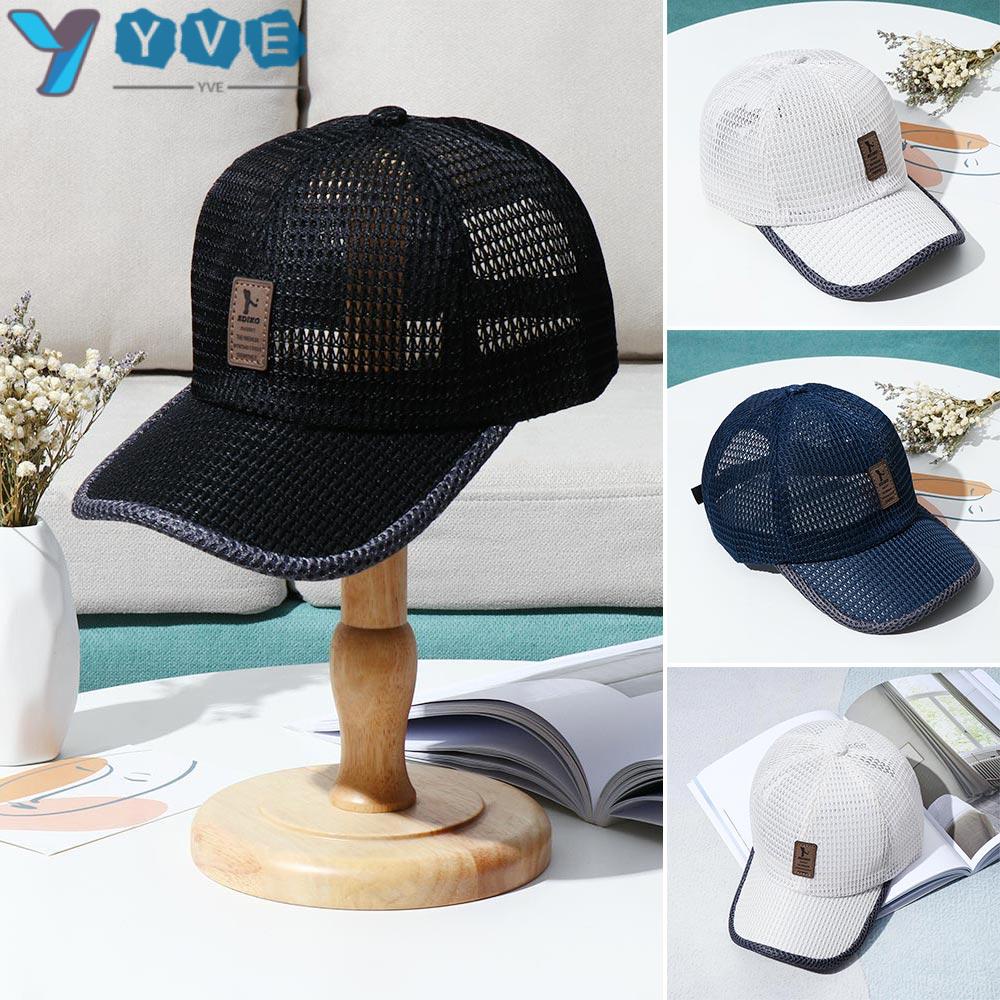 Mũ bóng chày có thể điều chỉnh bằng vải cotton phối lưới chống nước nhanh khô nhiều màu tùy chọn