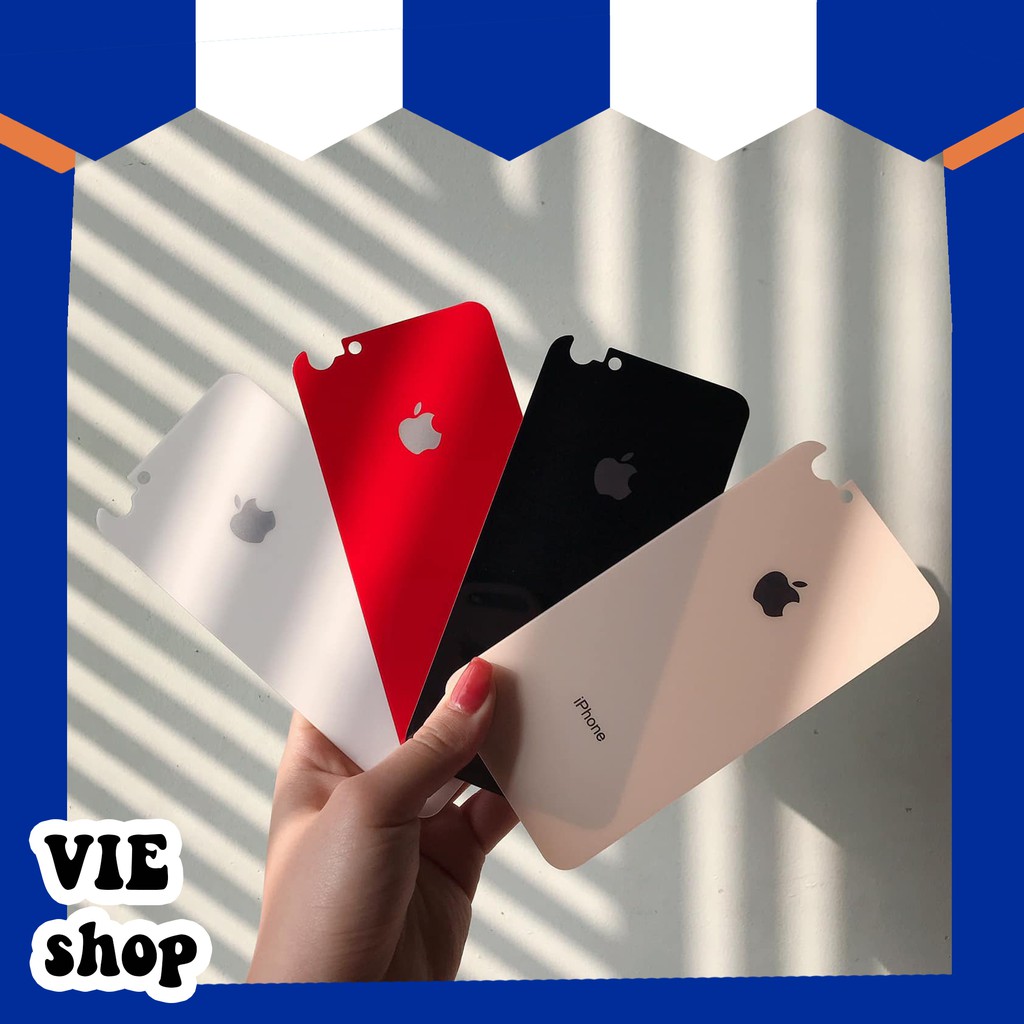 ỐP IPHONE 6 6S 6 PLUS 6S PLUS 7 7 PLUS 8 8 PLUS X XS XSMAX -DÁN KÍNH CƯỜNG LỰC MẶT SAU