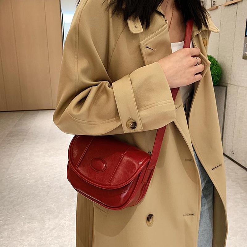 Túi đeo chéo IELGY phong cách retro thời trang cho nữ