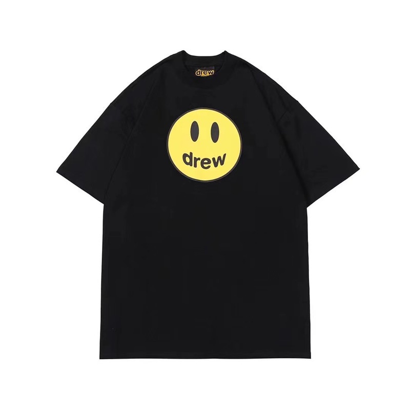 Áo Thun Tay Ngắn In Hình Mặt Cười Thời Trang Cho Nam Và Nữ