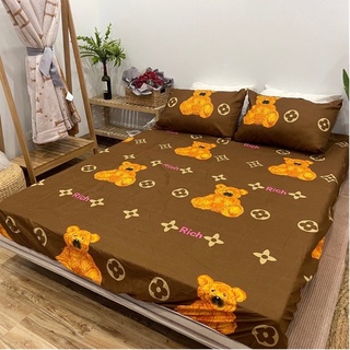 ga chun bọc đệm (1 ga chun, 2 vỏ gối đầu)