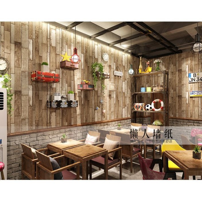 Xốp Dán Tường 3D vân gỗ hiện đại
