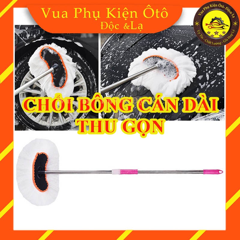 Chổi rửa xe ô tô chuyên dụng - Chổi lau xe ô tô lông mềm cán dài