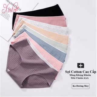Quần lót nữ cotton N115 không đường may, không lộ viền, kháng khuẩn, lót hai lớp, co dãn tốt, mặc cực kì thoải mái, đẹp