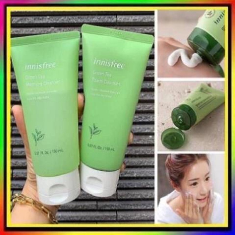 Sữa rửa mặt trà xanh Innisfree Green Tea Foam Cleanser 150ml Hàn Quốc