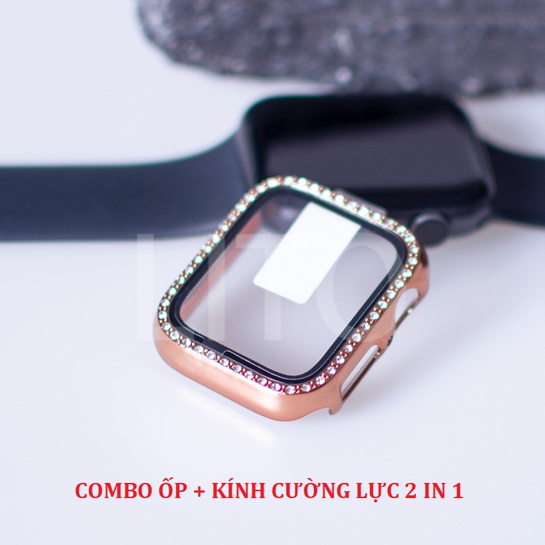 Ốp Bảo Vệ Apple Watch Đính Đá dành cho Series SE | 6/5/4/3/2/1 38mm 40mm 42mm 44mm