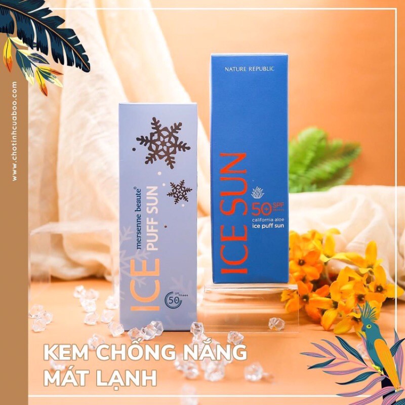 KEM CHỐNG NẮNG ICE SUN NATURE REPUBLIC CALIFORNIA ALOE SPF50+ PA+++