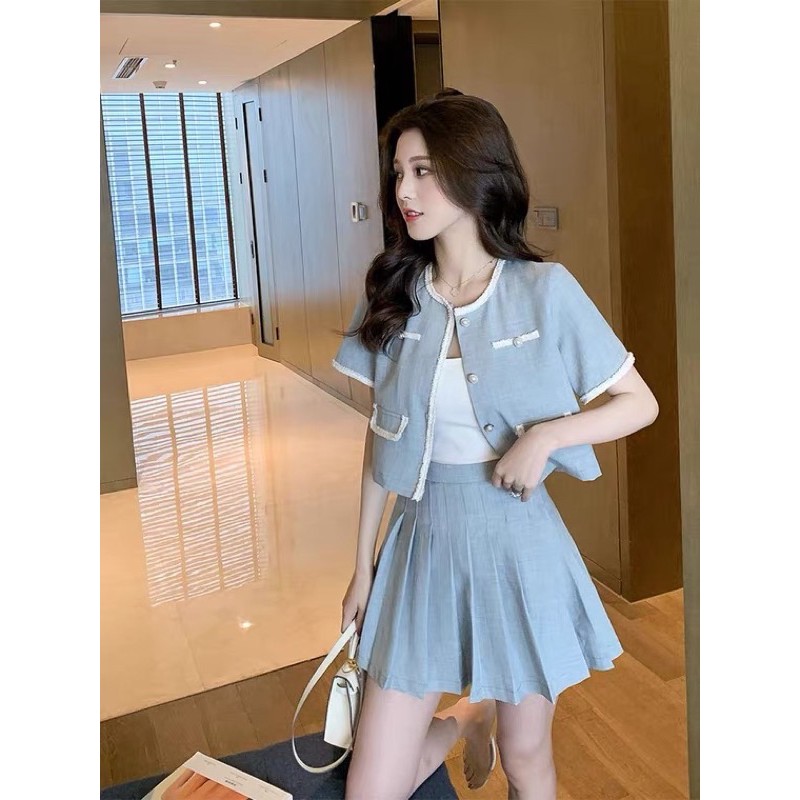 Set váy xếp li