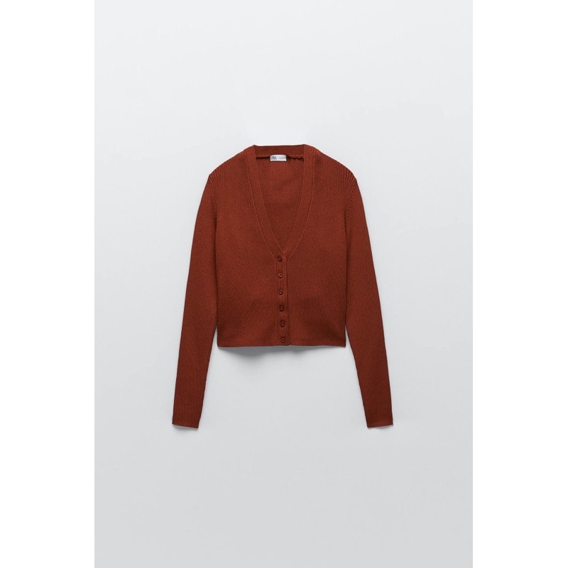 Zara Đức - Cardigan Zara sale auth new tag cao cấp chính hãng có nút ôm dáng mà nâu đỏ, be dày dệt kim | BigBuy360 - bigbuy360.vn