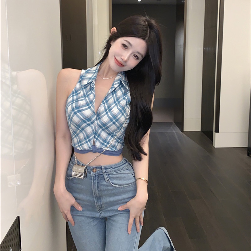 Áo Croptop Sát Nách Thời Trang Mùa Hè Cho Nữ