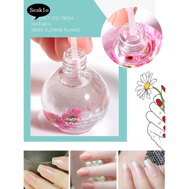 Set 6 Lọ Gel Dưỡng Móng Tay Cung Cấp Dưỡng Chất Chăm Sóc Móng Tiện Lợi