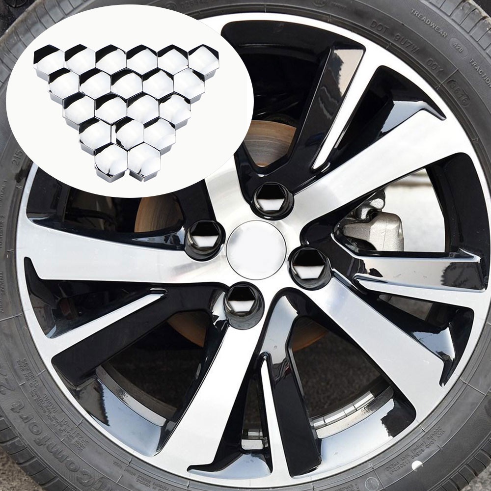 Set 16 Nắp Đậy Trục Bánh Xe Hơi 19MM Cho Peugeot 207 208 301 307 308 408 508 2008 3008
