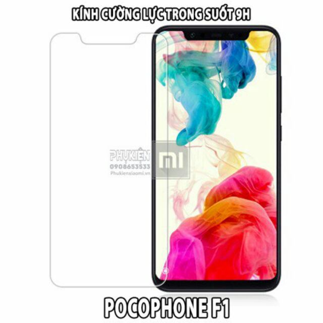 Bộ 3 kính cường lực Xiaomi Pocophone F1