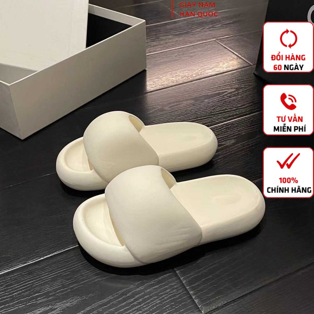 Dép Bánh Mì Nữ Quai Béo Chất Liệu Siêu Nhẹ, Kiểu Dáng Sang Chảnh 2 Màu Cơ Bản Dễ Phối Đồ