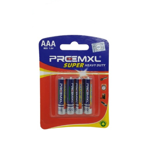 Pin AAA 1.5V Preemxl Super R03/ R6 - Pin dùng cho remote - 4 viên/ vỉ