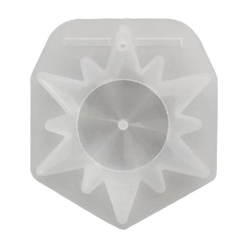 Khuôn Silicone Làm Mặt Dây Chuyền Hình Bông Tuyết 3D DIY