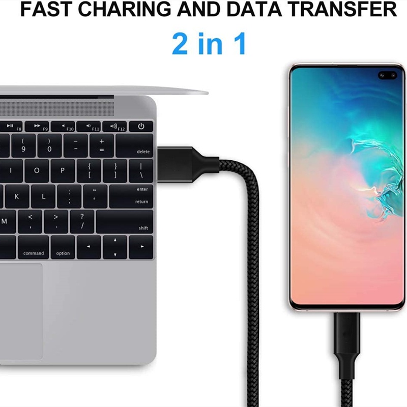 Cáp sạc Dllencase A310 usb loại c thích hợp cho iPhone 13 12 11 Mini Pro XR Xs Max Samsung Galaxy Xiaomi OPPO VIVO