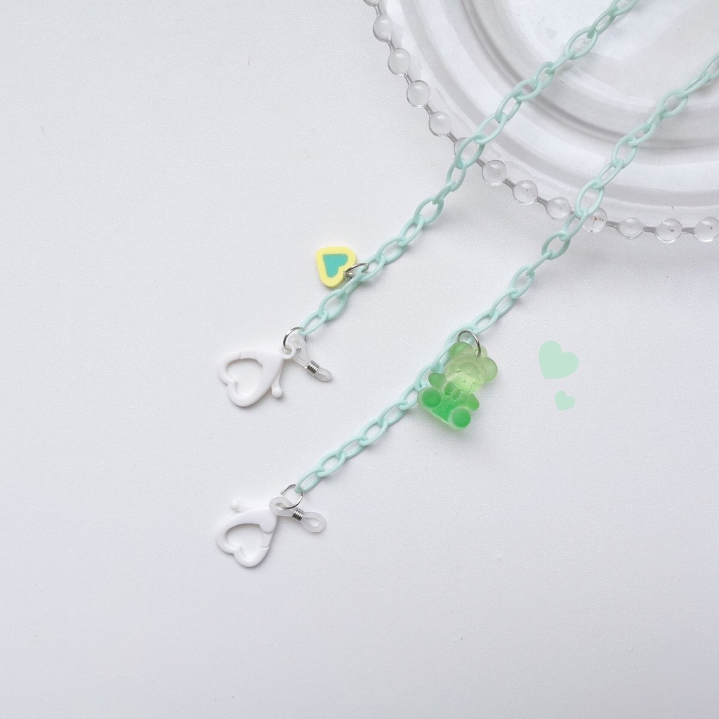 Dây đeo mắt kính họa tiết hoạt hình chống trượt chống mất