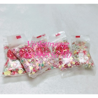 10gr cốm nail trái cây, bánh kem, thú cưng trang trí slime