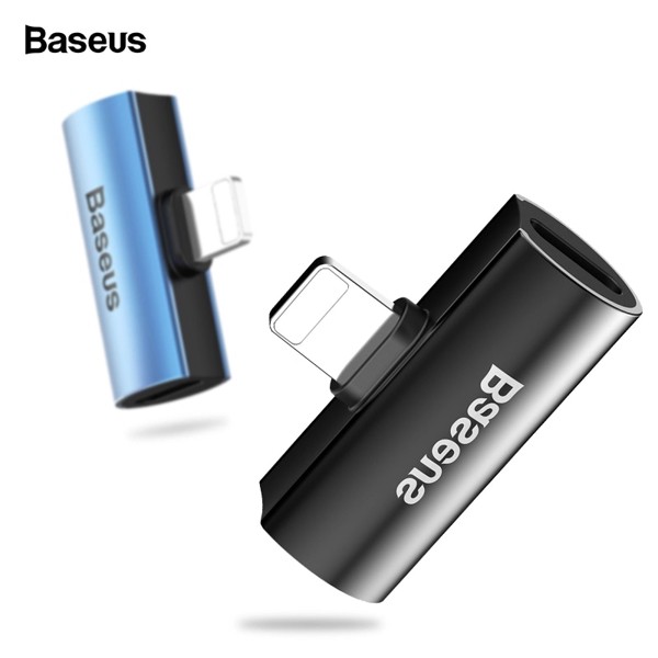 Jack Chuyển Đổi Baseus CAL46 2 Cổng Lightning Chính Hãng