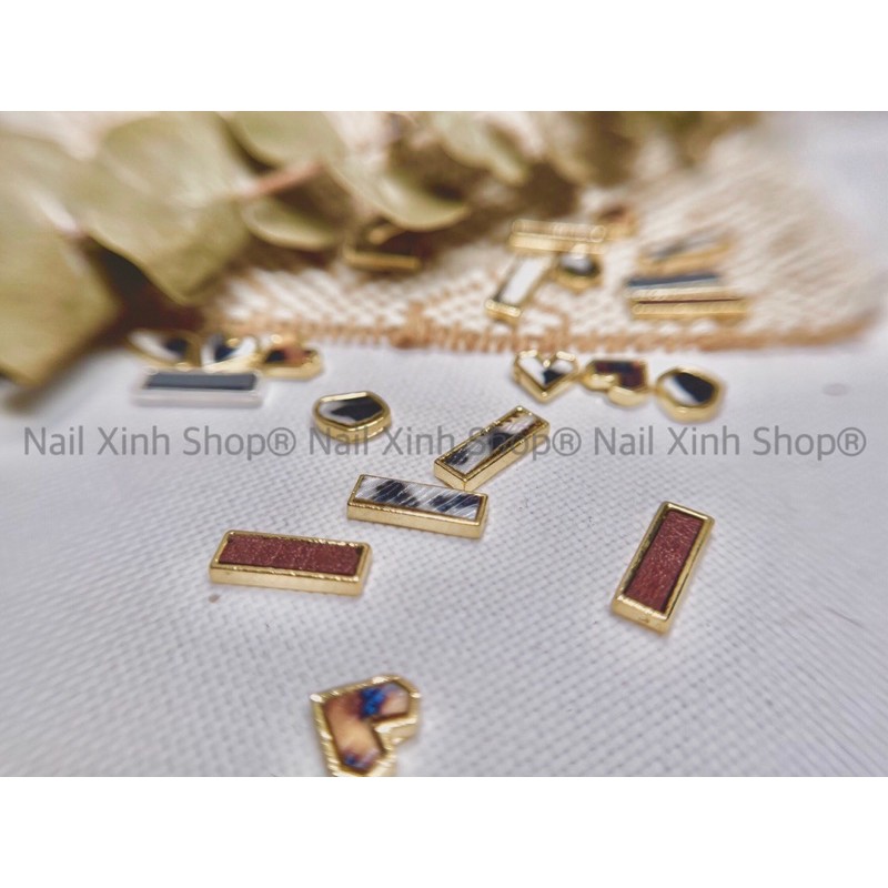 Túi charm mix nail , phụ kiện làm móng phong cách Nhật Bản