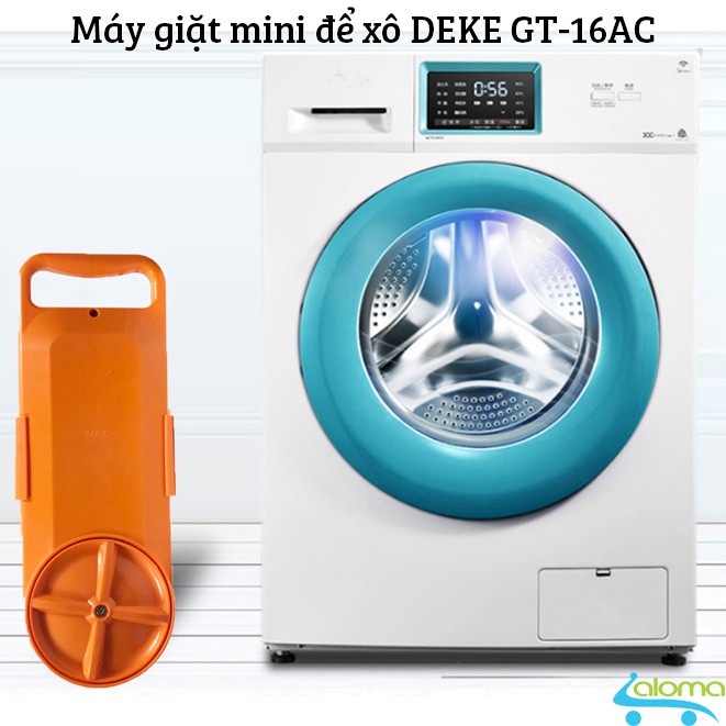 Máy giặt mini tại xô DEKE GT-16AC tiết kiệm điện cho sinh viên và em bé có hẹn giờ và đảo chiều