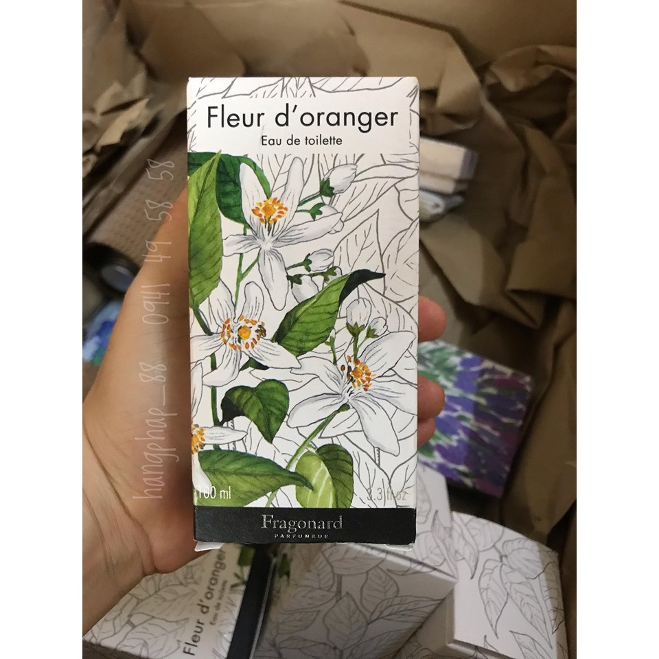 Nước hoa bưởi mẫu mới nhất Fleur D'Oranger EDT 100ml chai full hãng