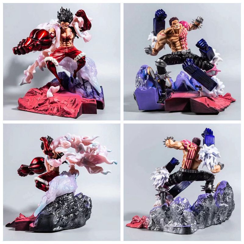 Mô hình Luffy snake man VS KAtakuri bản GK (full box)