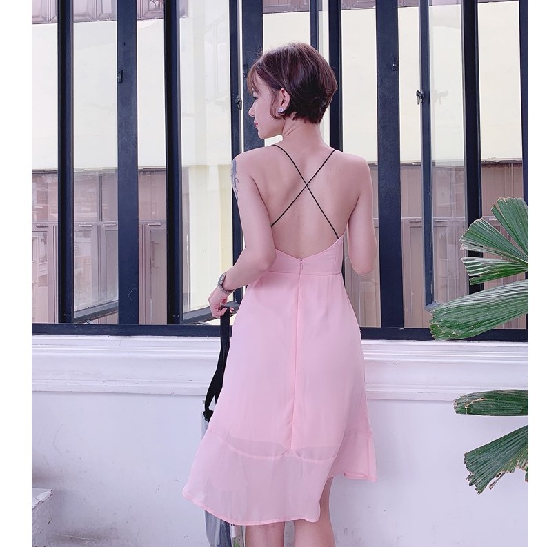 Đầm đuôi cá dây tròn