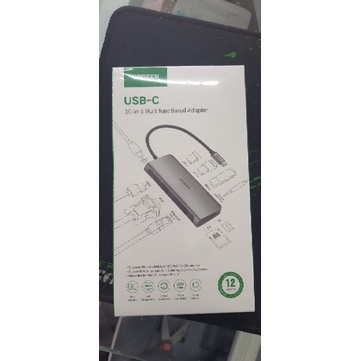 Bộ chuyển type C 3.0 to 10 cổng all in one Ugreen 80133 chính hãng.