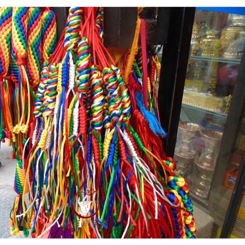 Nút thắt Kim Cang đeo túi Dây treo ngũ sắc