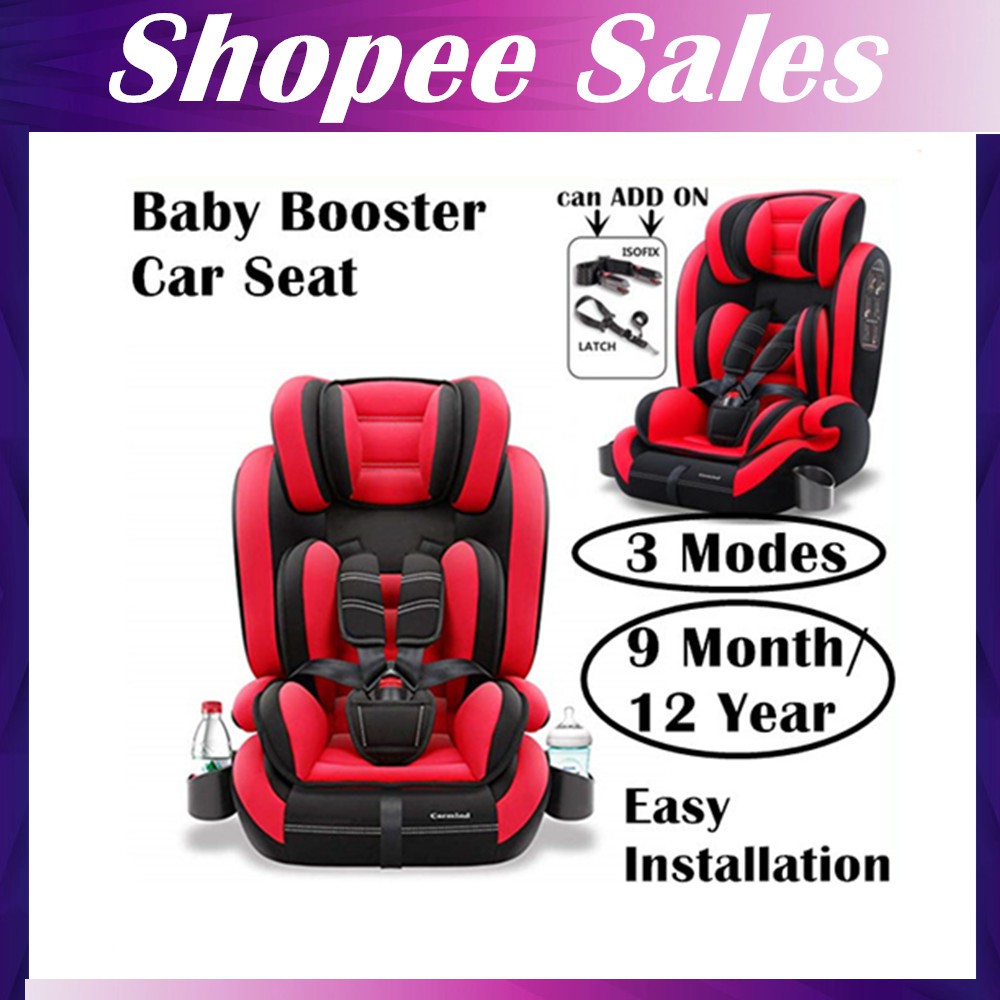 Ready Stock KL Exclusive Baby Car Seat For 9 Kg to 36KG ONE CAR SEAT UNTIL 12 Years Old isofix baby Car seat