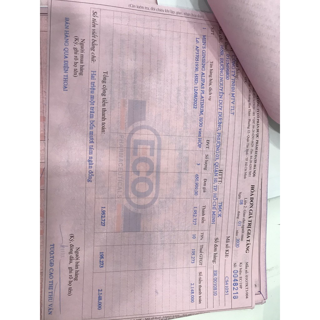 (Chính hãng có tem tích điểm) Sâm Alipas Platinum - tăng cường sinh lý nam