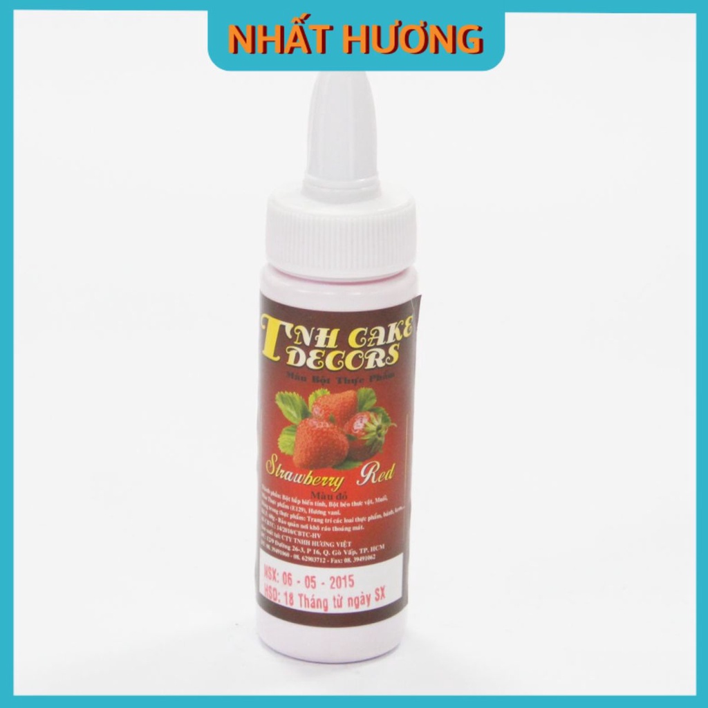 Màu Bột Xịt Thực Phẩm Màu Đỏ Dâu
