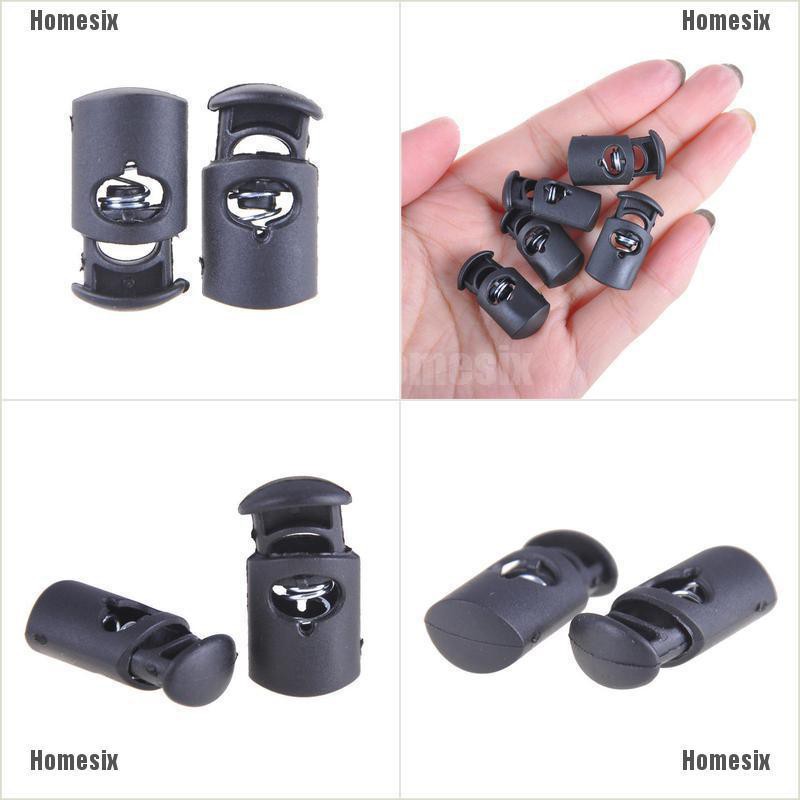 Set 10 Phụ Kiện Kẹp Dây Bằng Nhựa Màu Đen