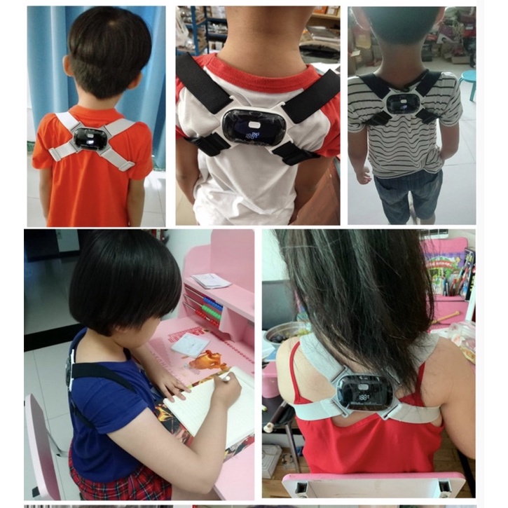 Đai Chống Gù Lưng Rung Cảm Biến Điện Tử Thông Minh Nhật Bản loại cao cấp Pose Mẫu Mới 2022