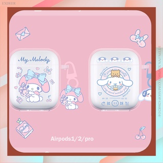 Vỏ Bảo Vệ Hộp Đựng Tai Nghe Airpods 1 / 2 Hình Melody Đáng Yêu Dễ Thương Xinh Xắn
