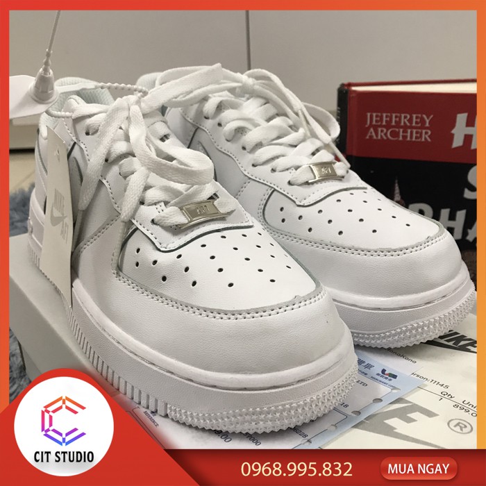 [Ảnh thật] Giày sneaker trắng AF1 [hỗ trợ đổi trả]