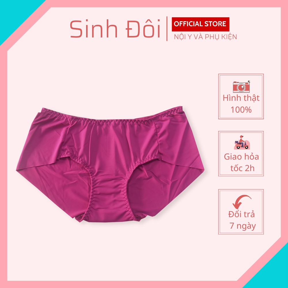 Quần lót nữ thun lạnh pha ren cao cấp Thịnh Phát 615 lưng nhỏ chất mềm mịn thoáng mát không lộ đường may size dưới 60kg