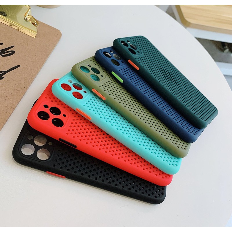 Ốp Điện Thoại TPU Mềm Trơn Tản Nhiệt Thoáng Khí Cho iPhone 14 Pro Max 14 Plus 14 Plus