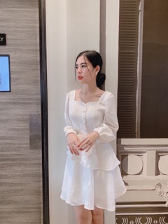 Đầm Xoè Tầng Thiết Kế