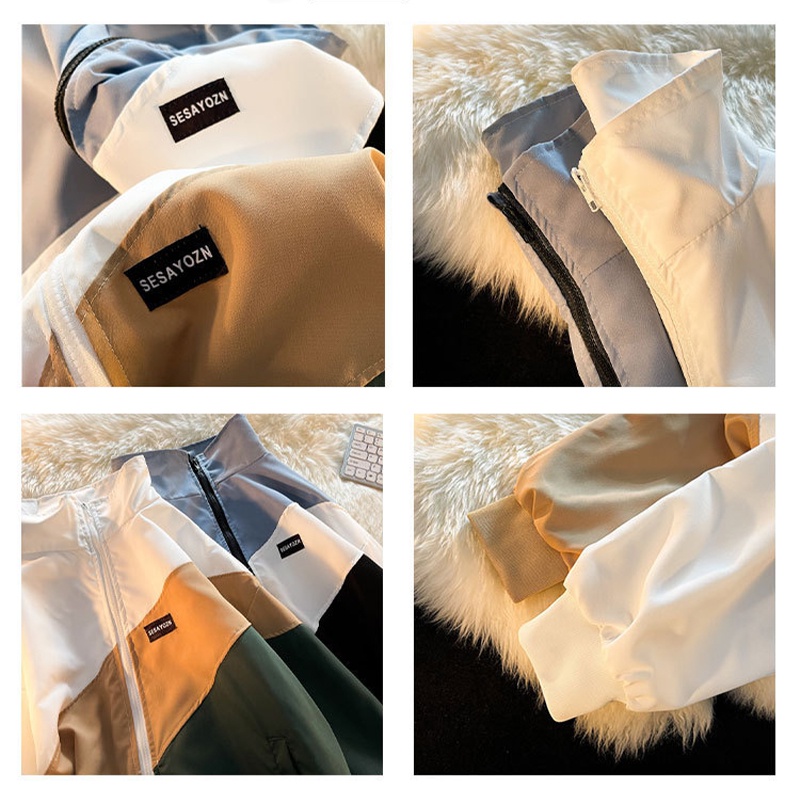 Áo khoác thể thao AOKANG dáng rộng nhiều màu sắc phong cách Hàn Quốc thời trang xuân thu cho nam